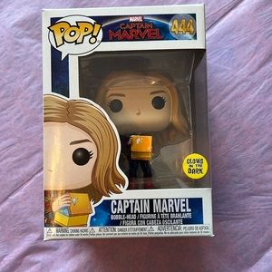 Captain Marvel glow in dark bobble head !!!